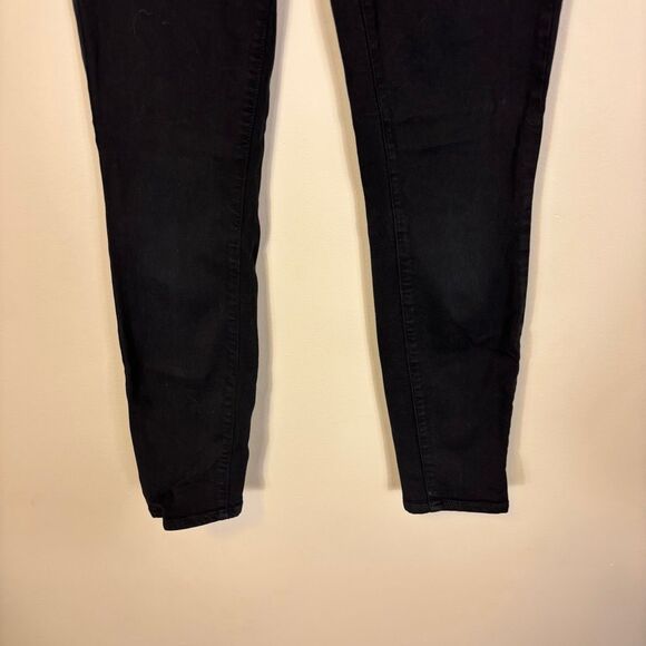 Paige High Waisted Black Hoxton Ankle Skinny Jeans Size 25 - Picture 5 of 7